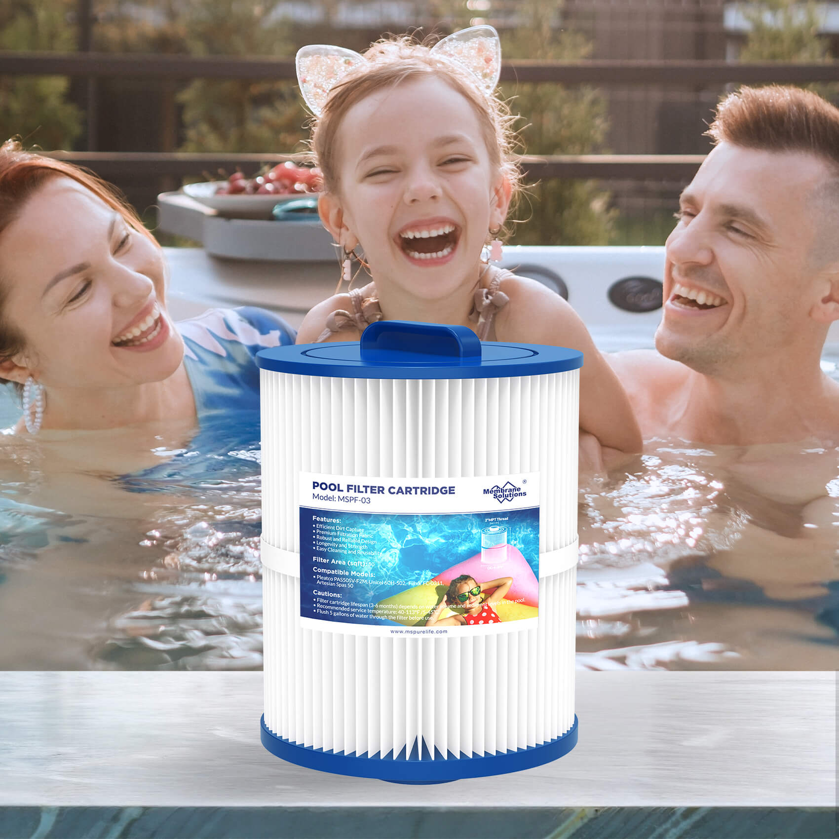 F3 Hot Tub & Spa Pool Repalcement Cartridge Filter