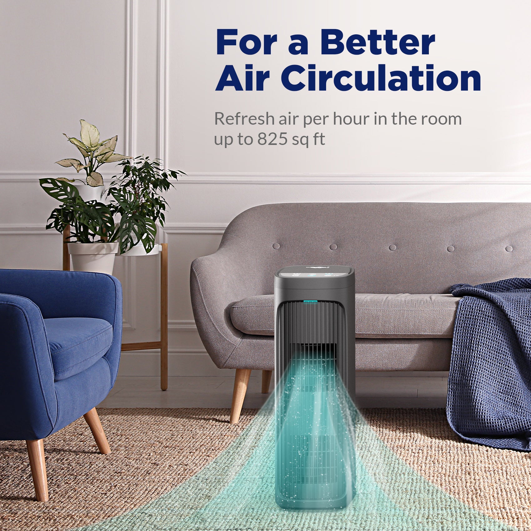 MS18 HEPA Air Purifier for Smoke Eater with Washable Pre-Filter