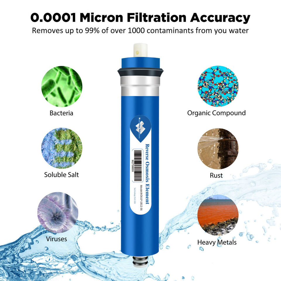 4 Stage RO Membrane Carbon Sediment Reverse Osmosis Drinking Water Filter