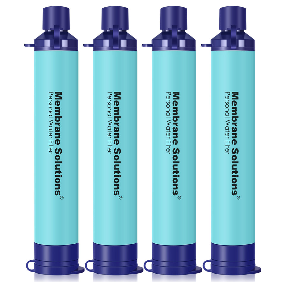 0.1 Micron 4-Stage Water Filter Bottle with Filter Straw – MSPure by  Membrane Solutions®