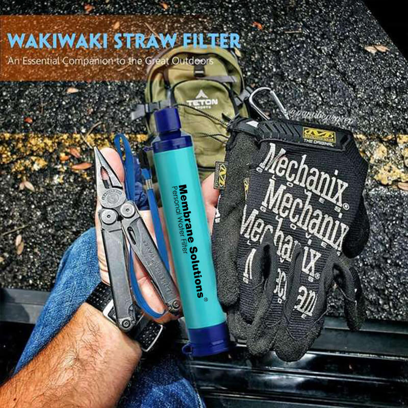 Emergency Water Filtration Straw for Camping