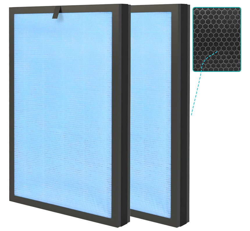 HP8 4-Stage HEPA Air Filter for Pet Dander Odors Dust and Allergens